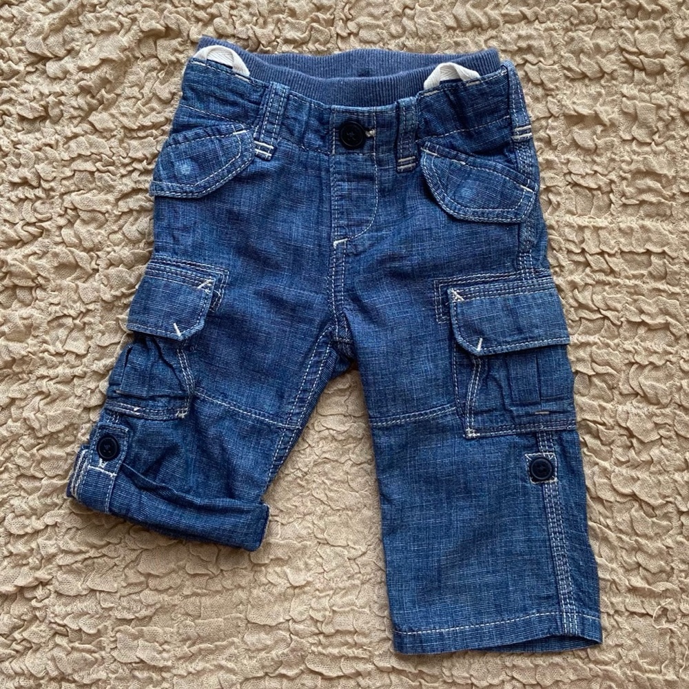 babyGap Size 6-12M Boys Lightweight Cargo Jeans